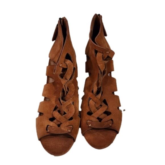 Zodiac Womens Camila Chestnut Cut-Out Heel Gladiator‎ Sandal Size 9 - Picture 2 of 11